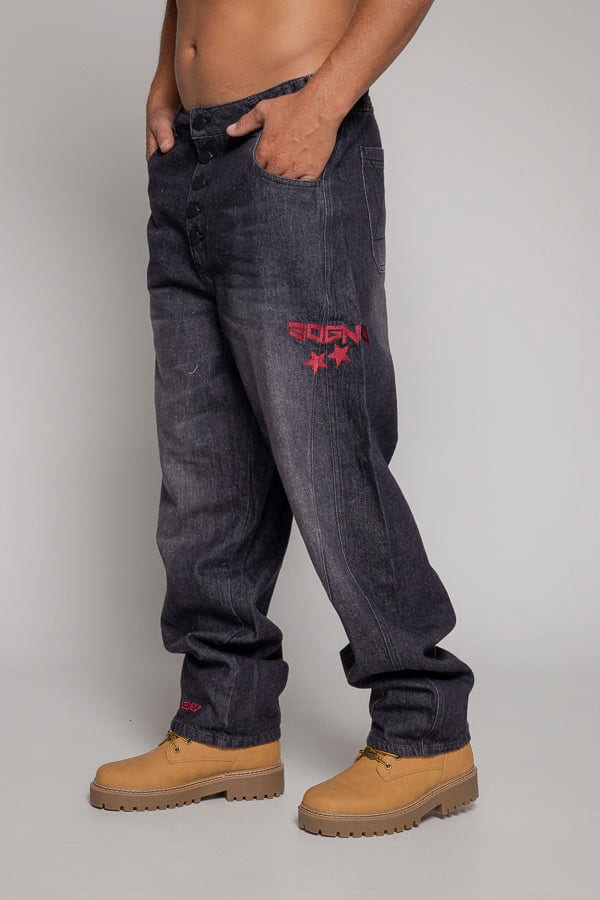 Baggy Remainder Stone-Negro - imagen 2