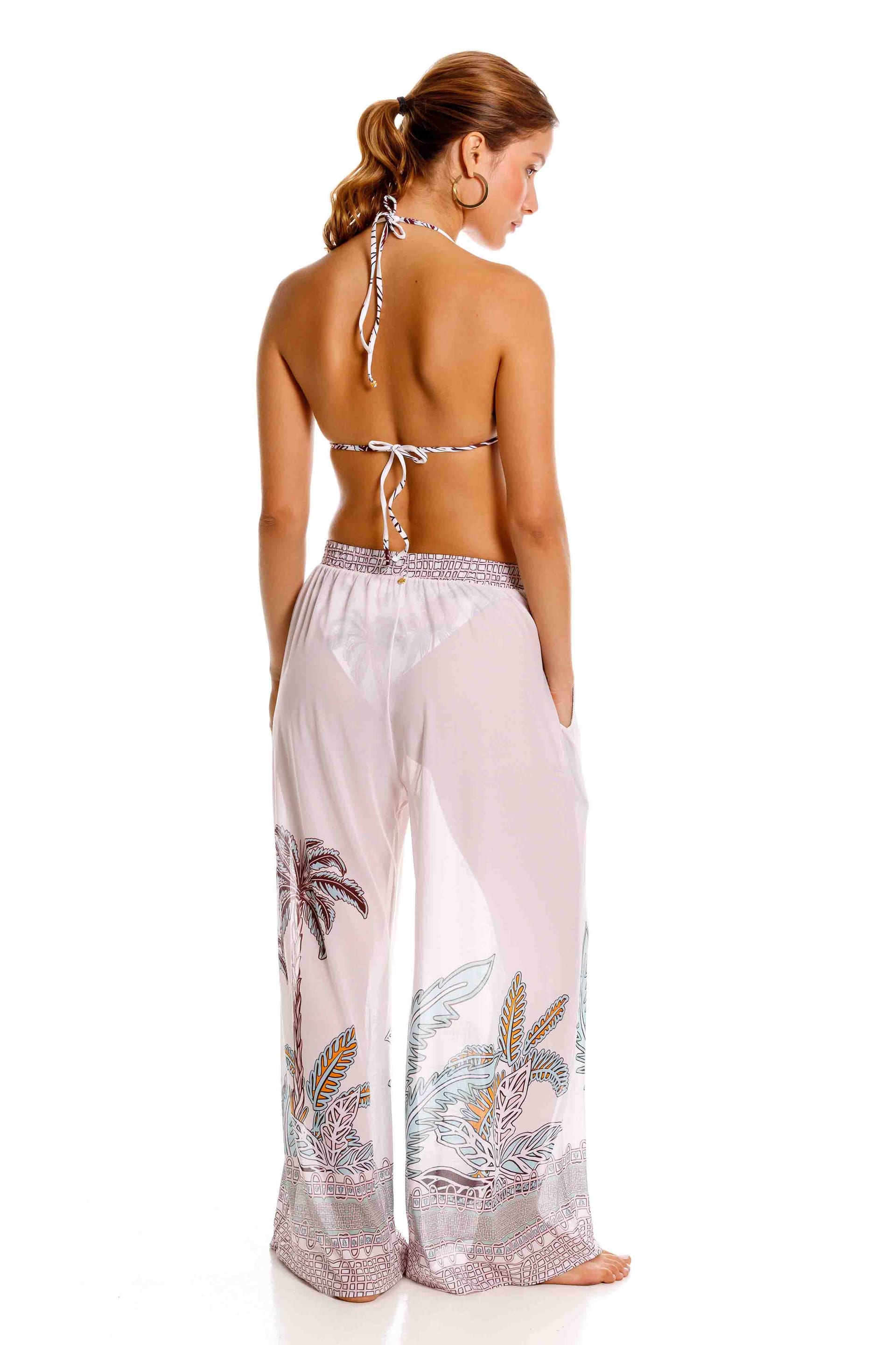 Pantalon Maxipalms Beige - imagen 3
