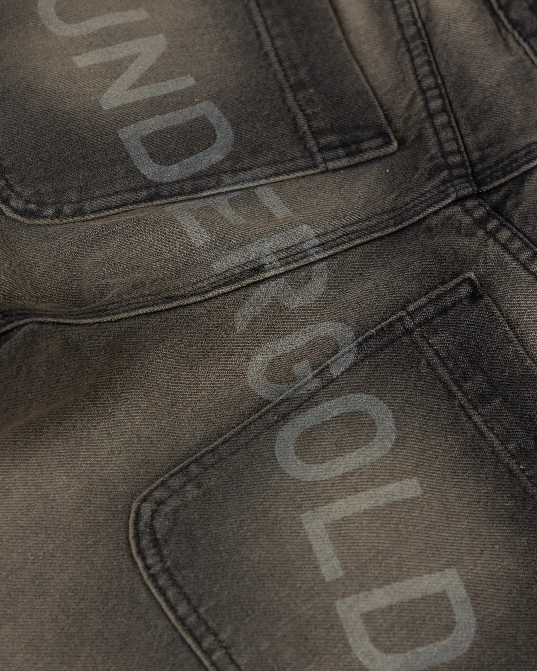 W Line Basic Wide Jeans Dirty Black - imagen 4