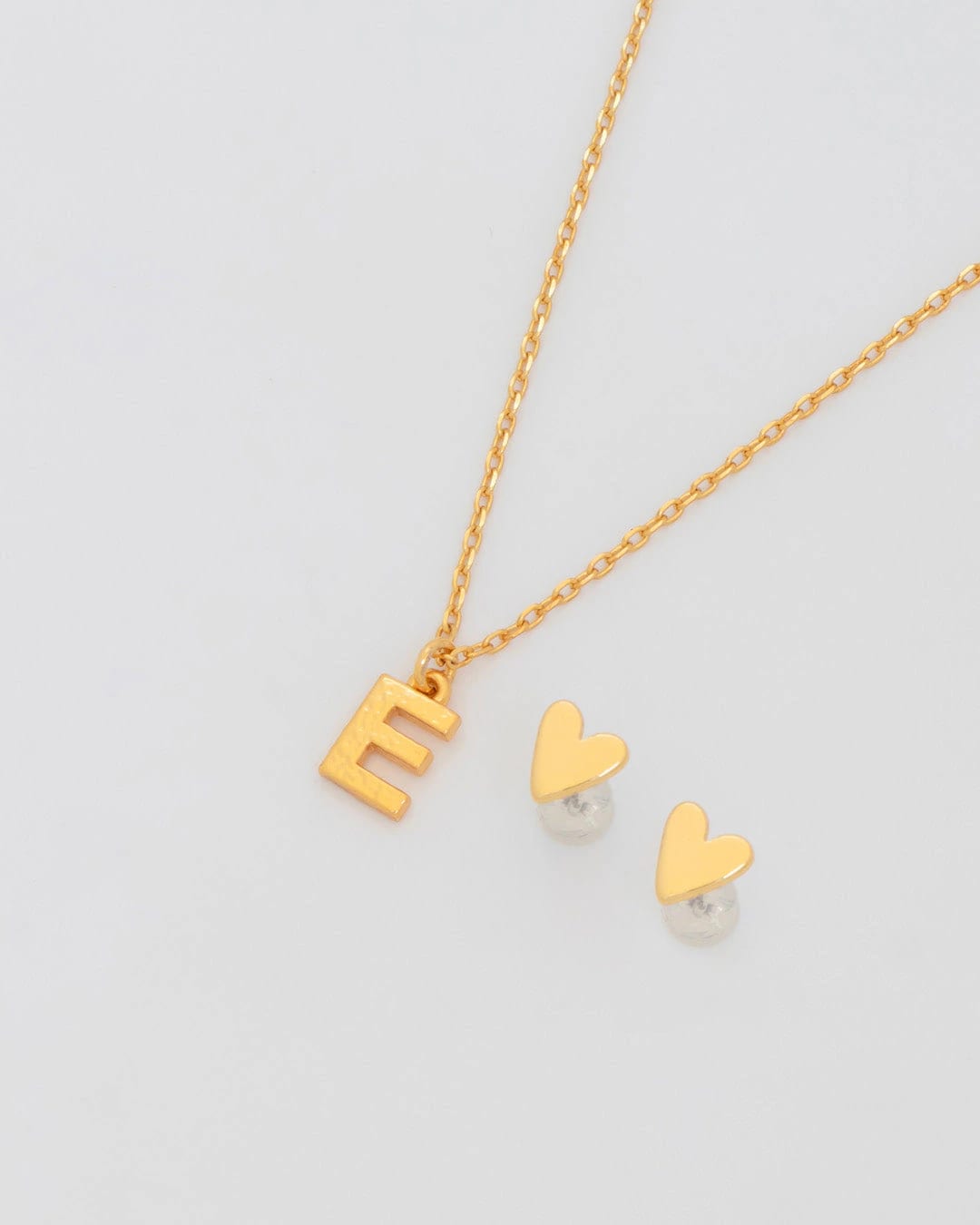 Collar Letra + Aretes - imagen 1