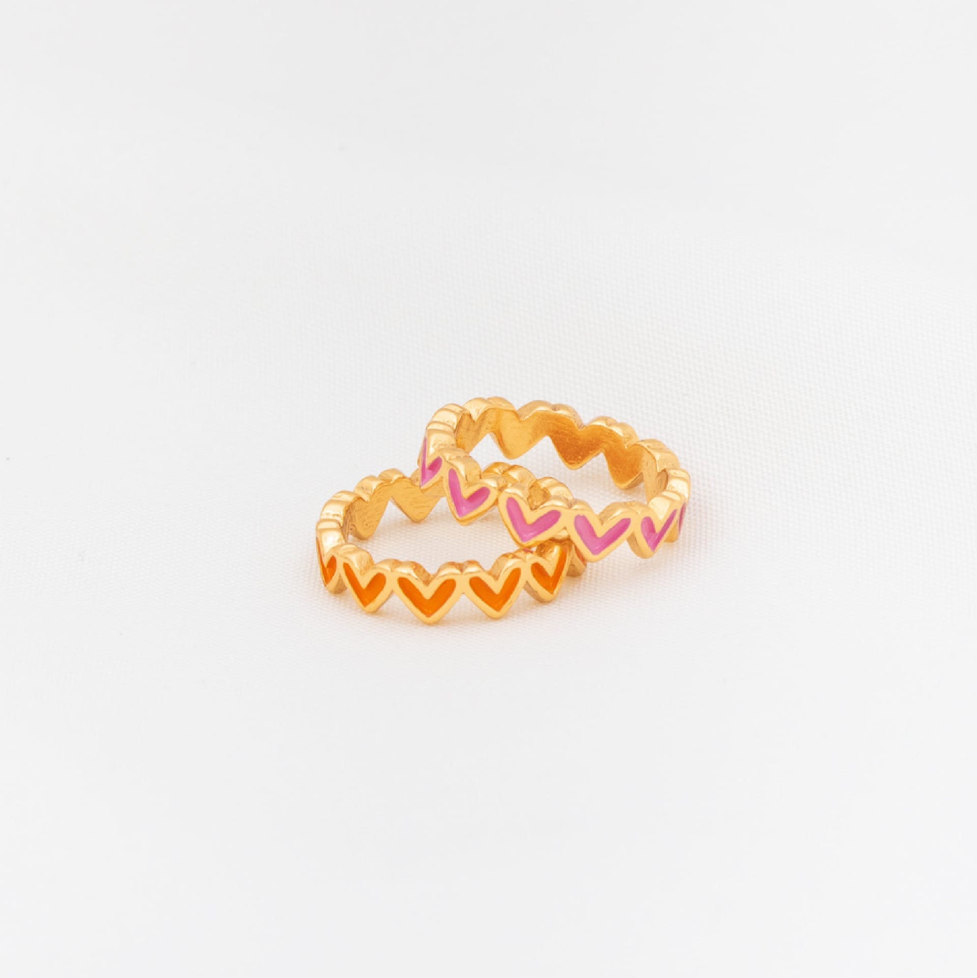 Set Anillo x2 Multicorazones - imagen 2