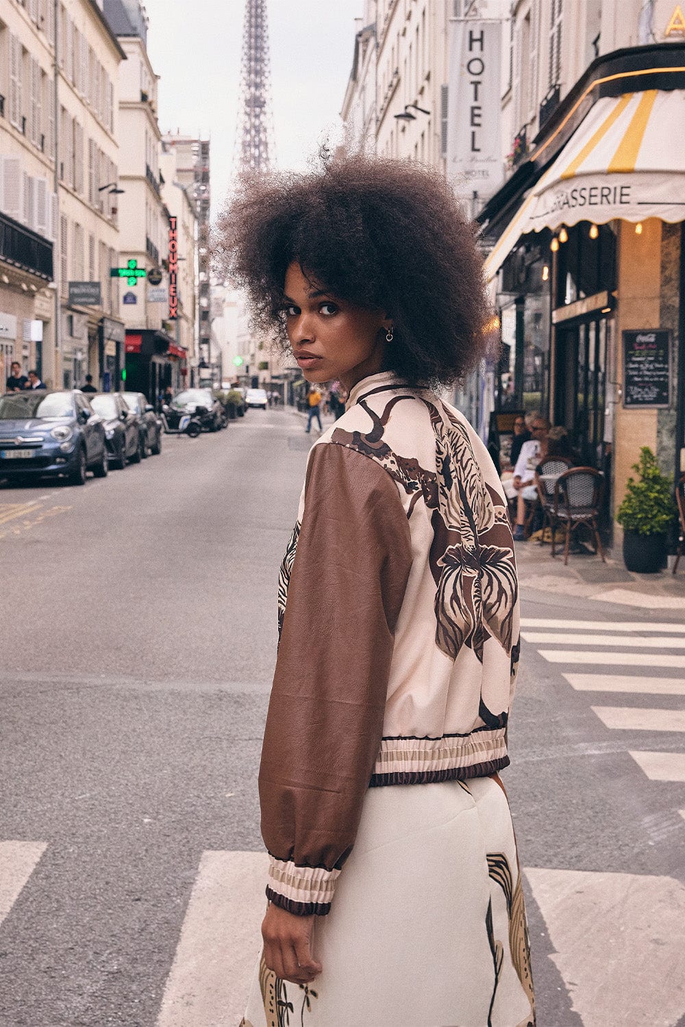 Chaqueta clea ivory coffee - imagen 2
