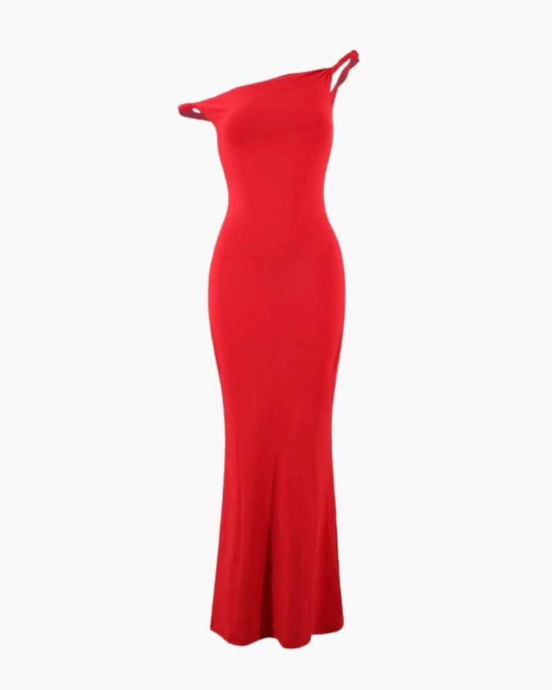 One-Shoulder Bodycon Long Dress - imagen 2