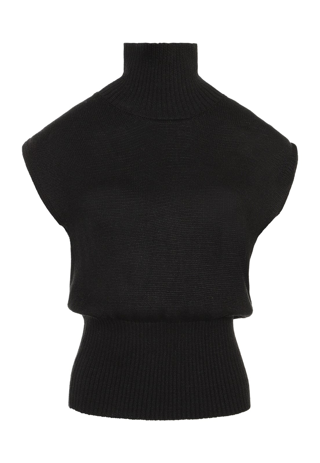 RIB WAIST KNITTED TOP - imagen 1