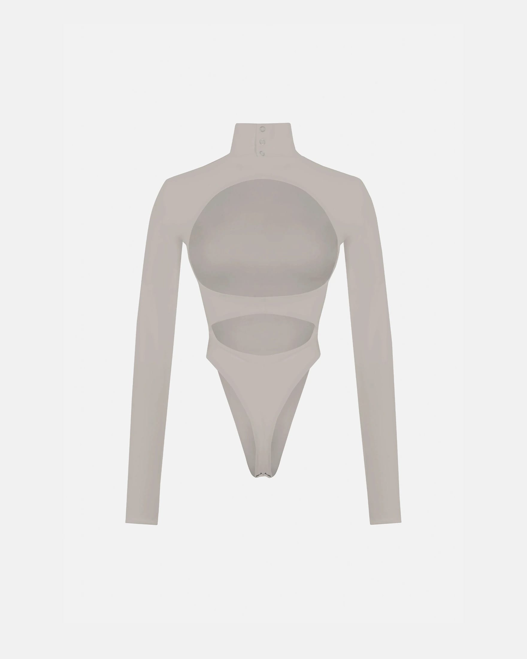 Basics Turtleneck Backless Body White - imagen 8