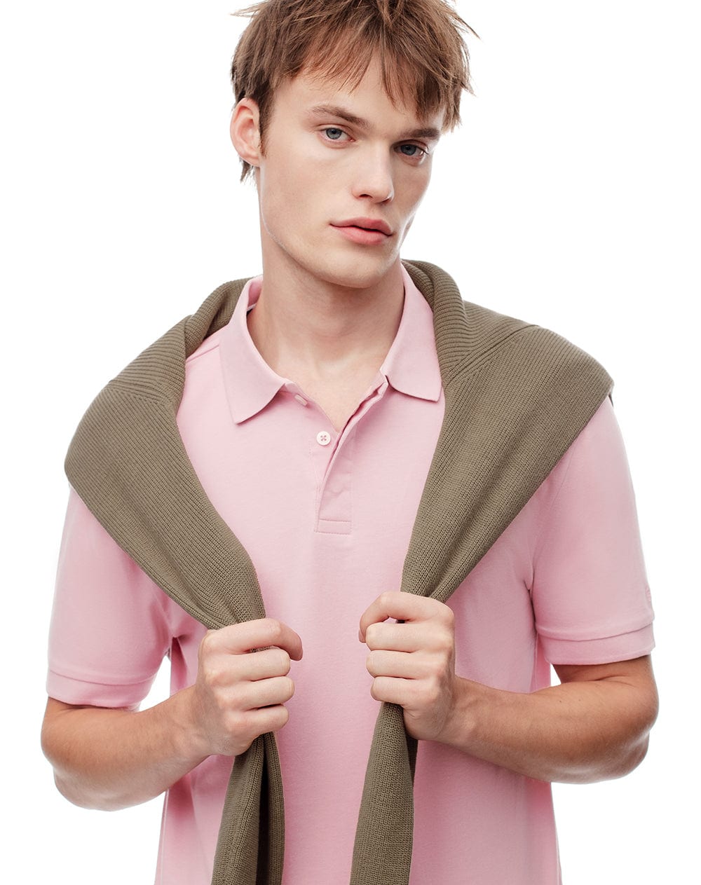 Polo slim palo de rosa hombre - imagen 4