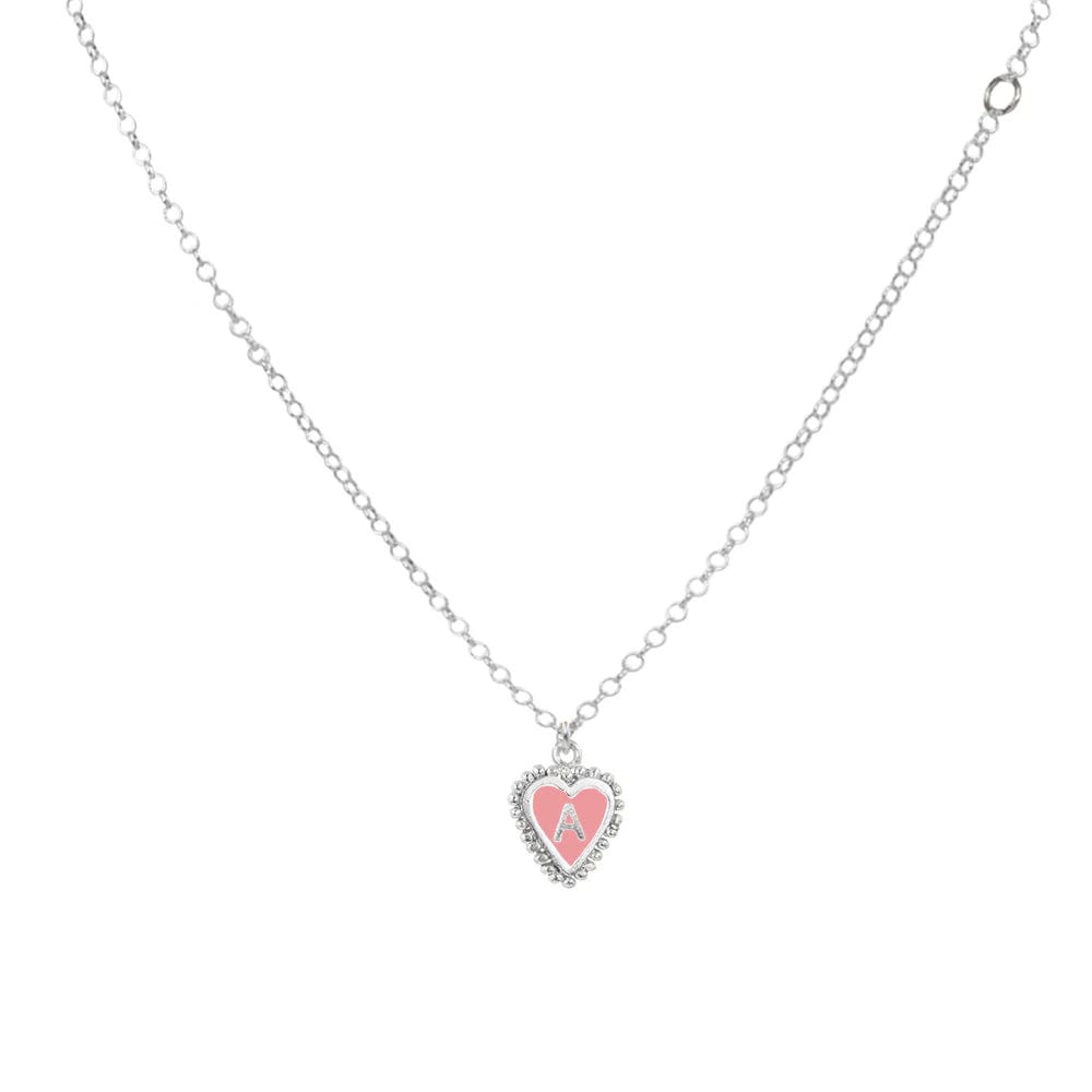 PreOrder Cadena 1 Letra Heart Plata - imagen 6
