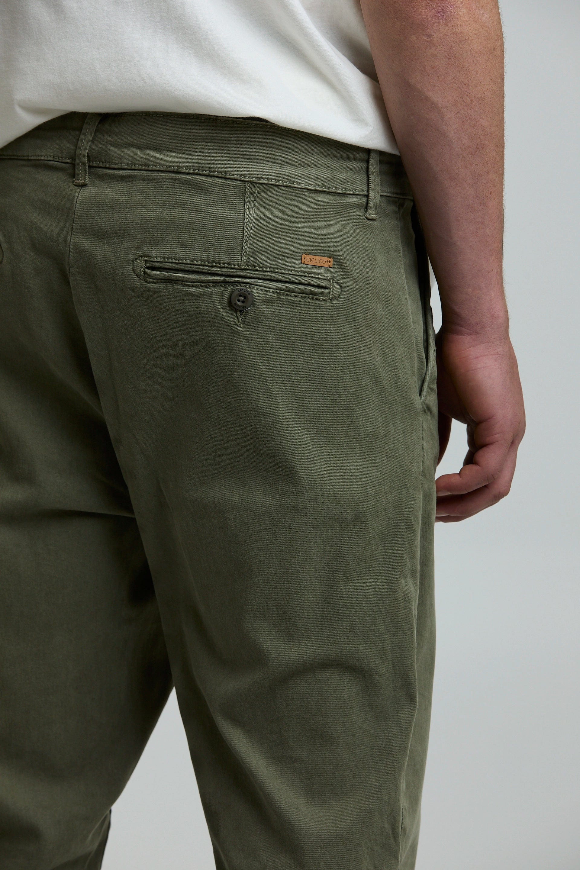 Pantalón de drill verde - imagen 3