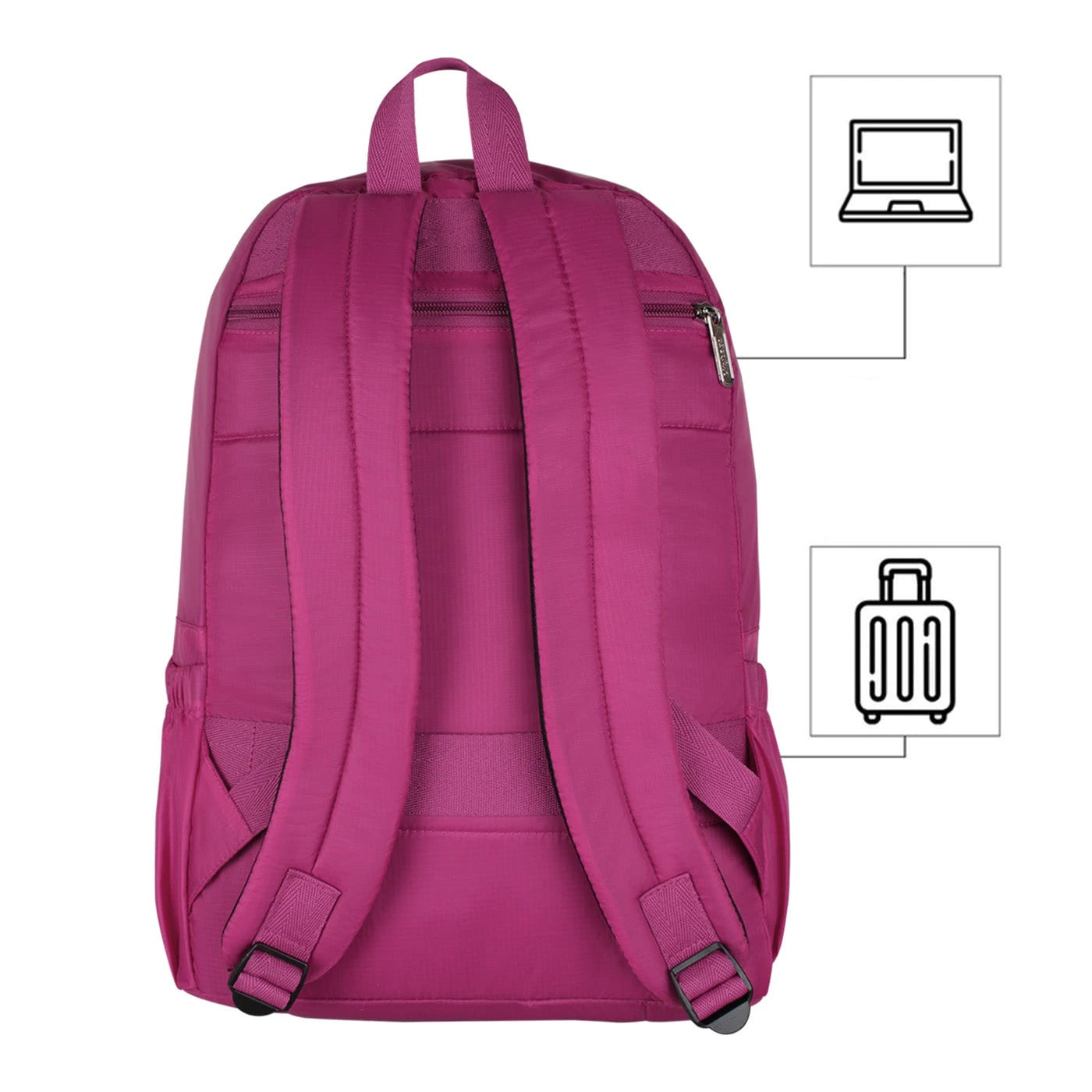 Morral Urbano Citybags Light Fucsia - imagen 4