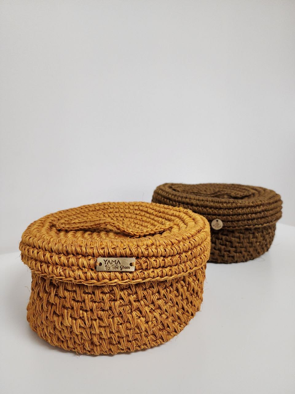 Artisanal Natural Fiber Bread Basket - imagen 1