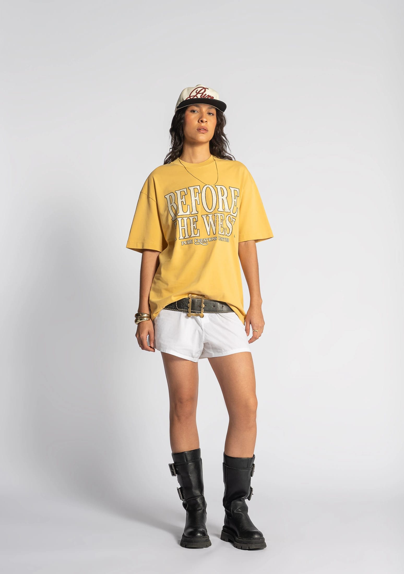 Before The West mustard t-shirt - imagen 5