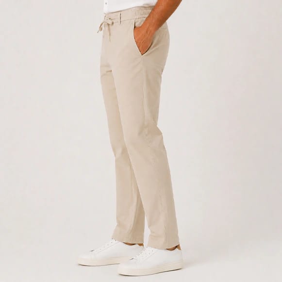PANTALON RESORTADO 100% POLIESTER HOMBRE - imagen 3