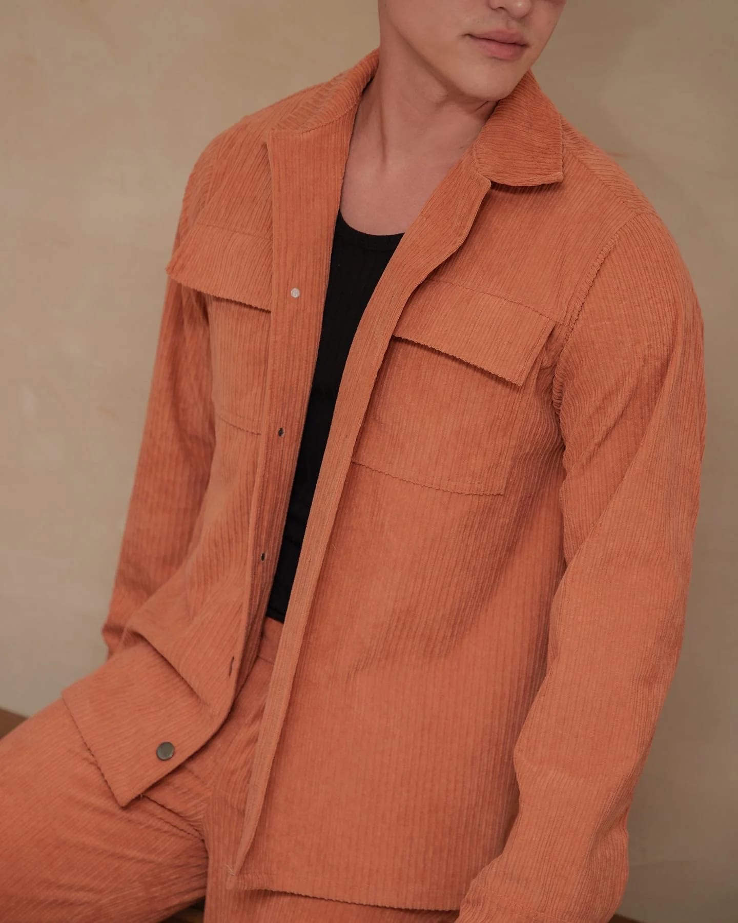 Chaqueta Corduroy Ladrillo - imagen 2