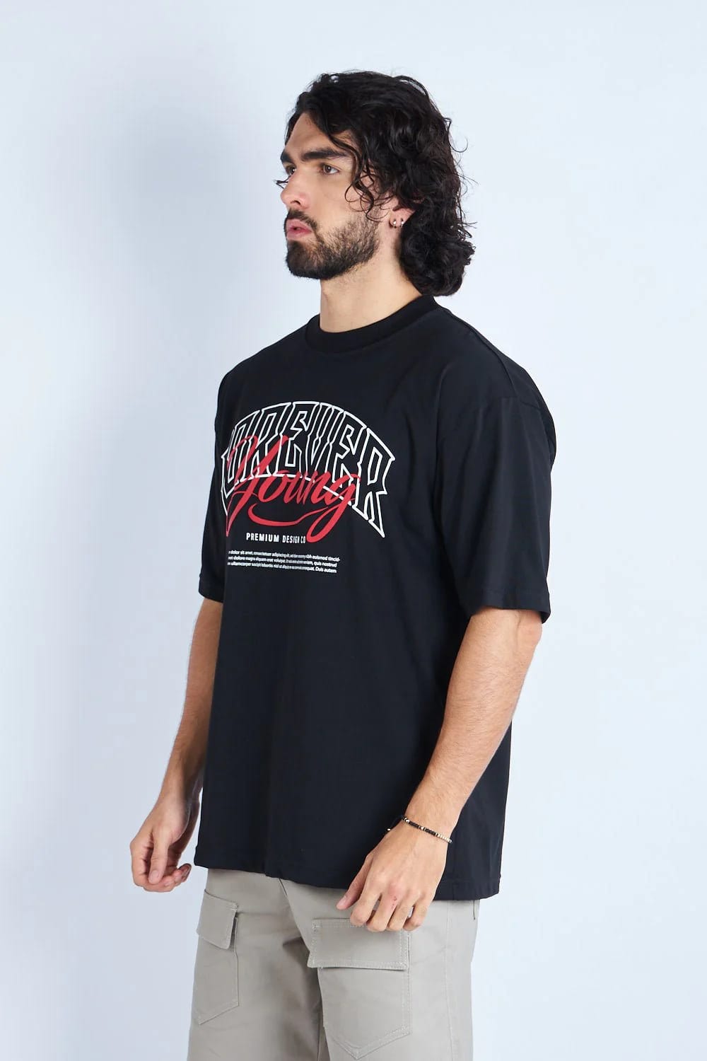 CAMISETA OVERSIZE NEGRA [DROP 0:0] - imagen 4