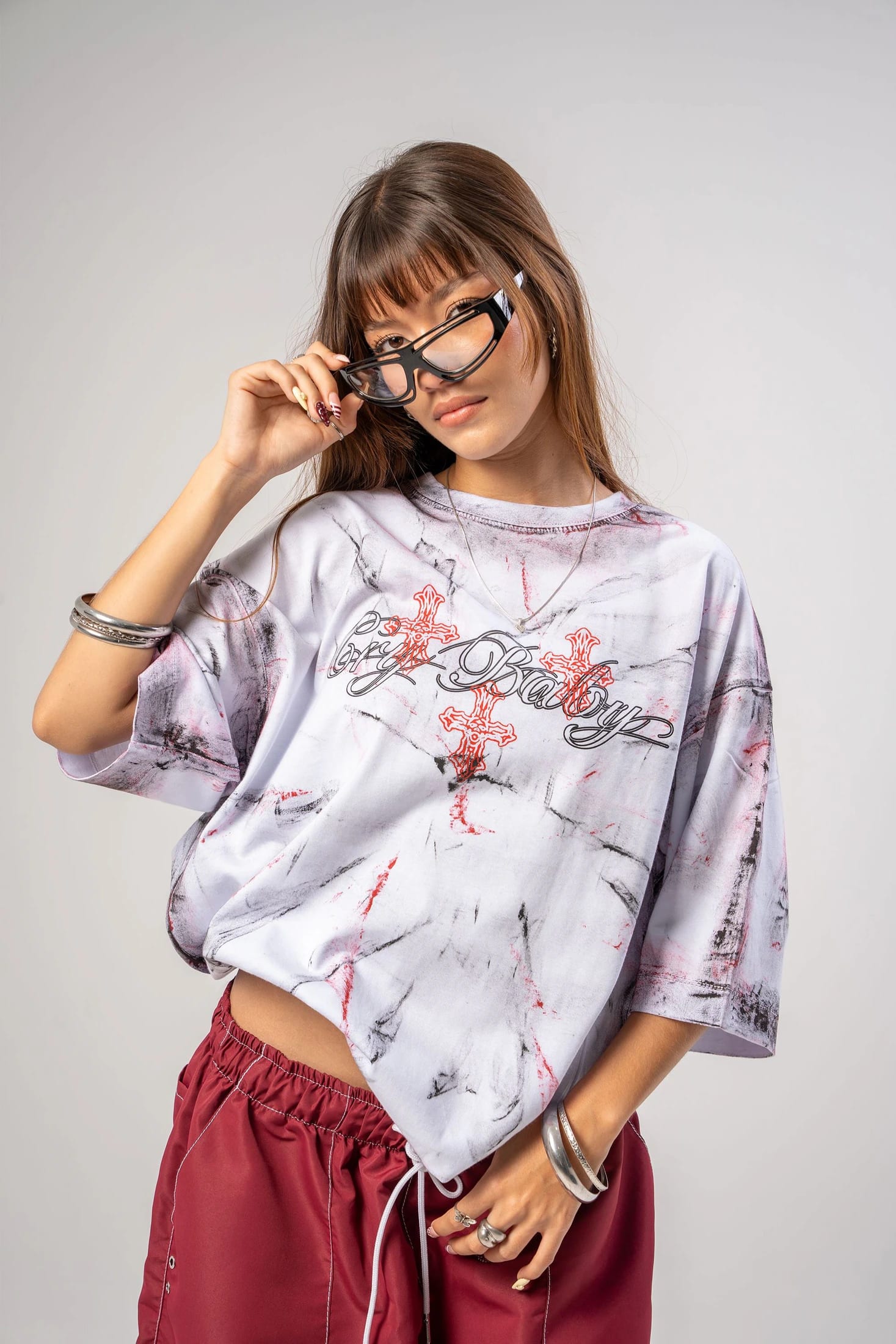 Camiseta Distressed Cry baby - imagen 2