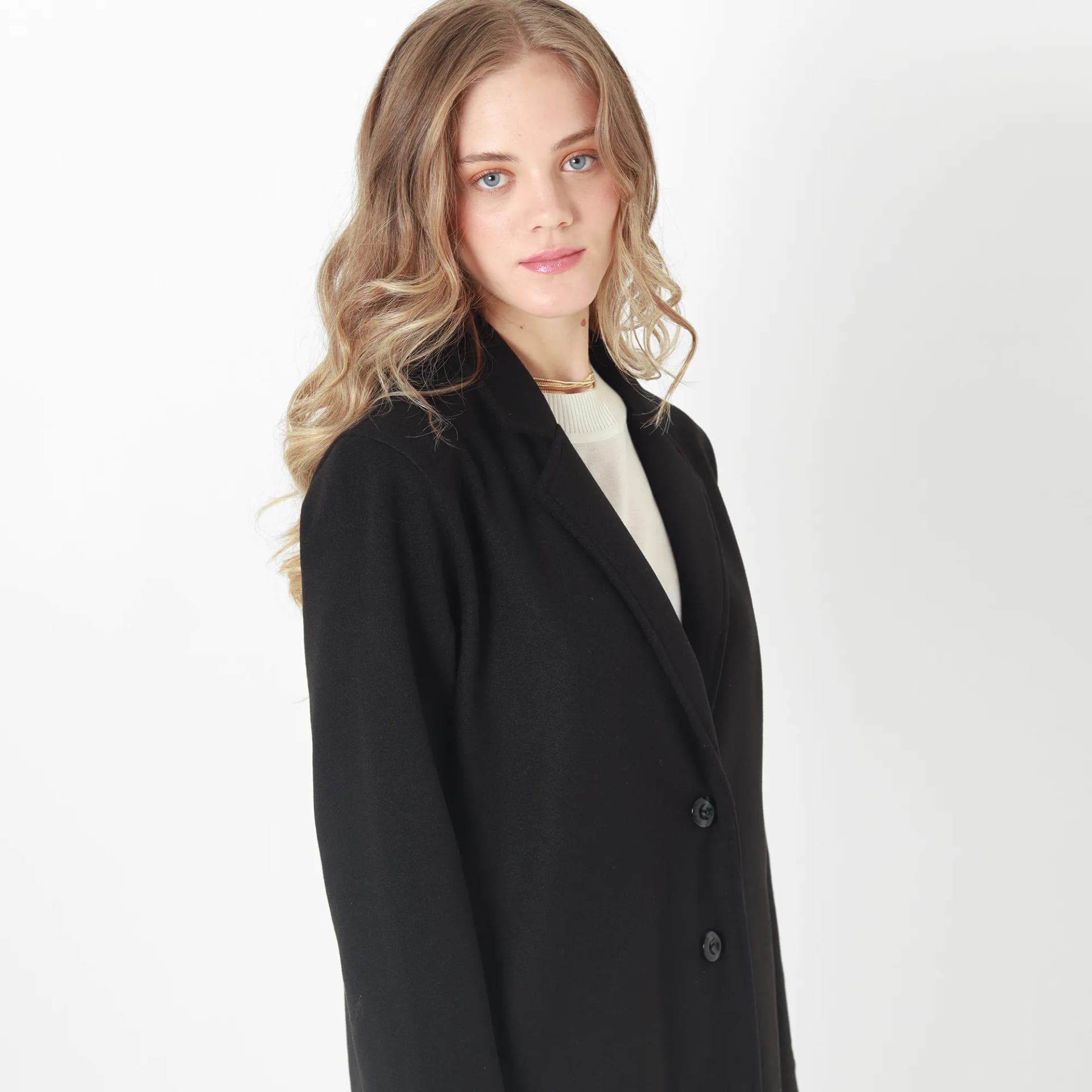 Chaqueta Cuello Solapa Manga Larga - imagen 2