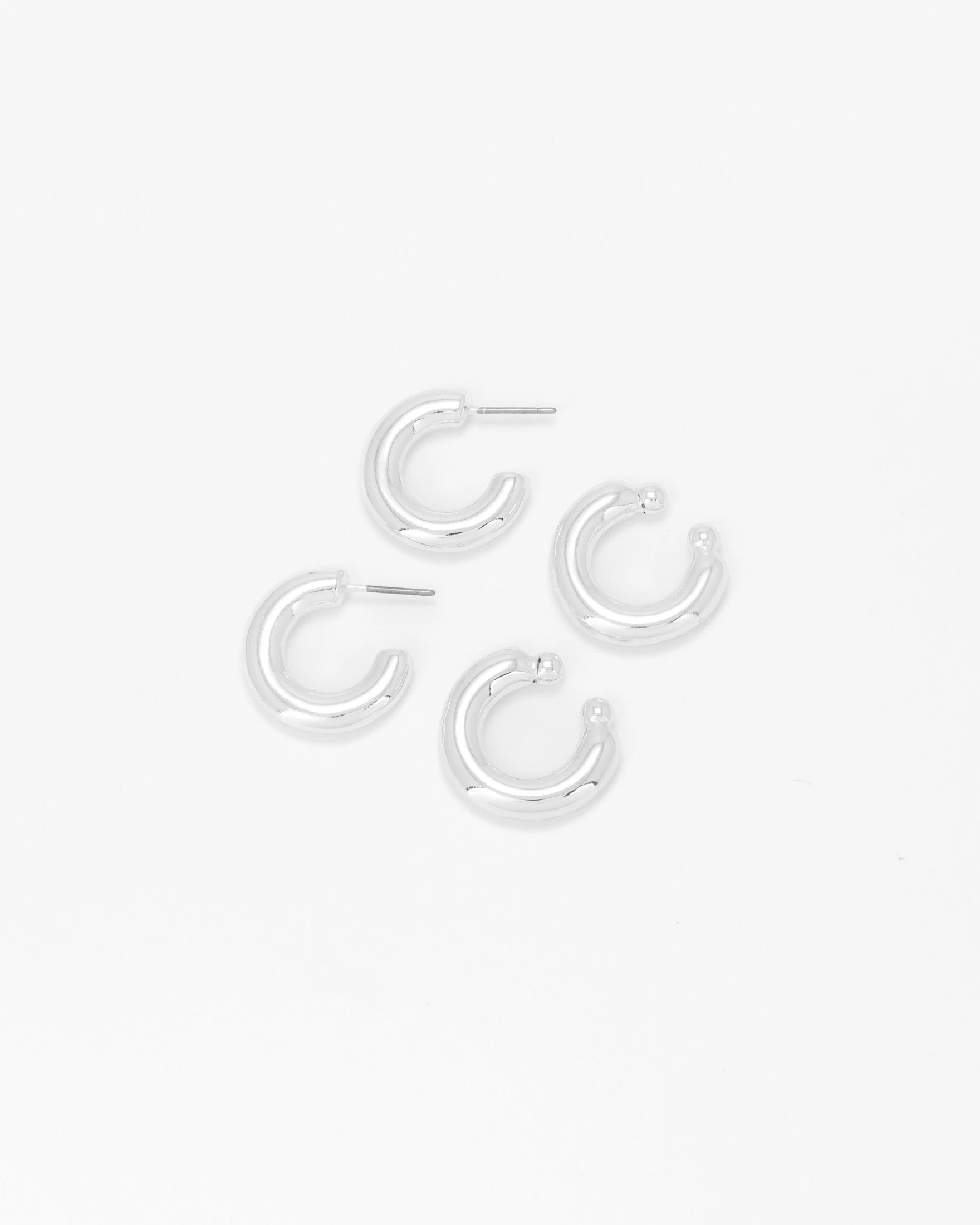 Set candongas + 2 earcuff - imagen 2
