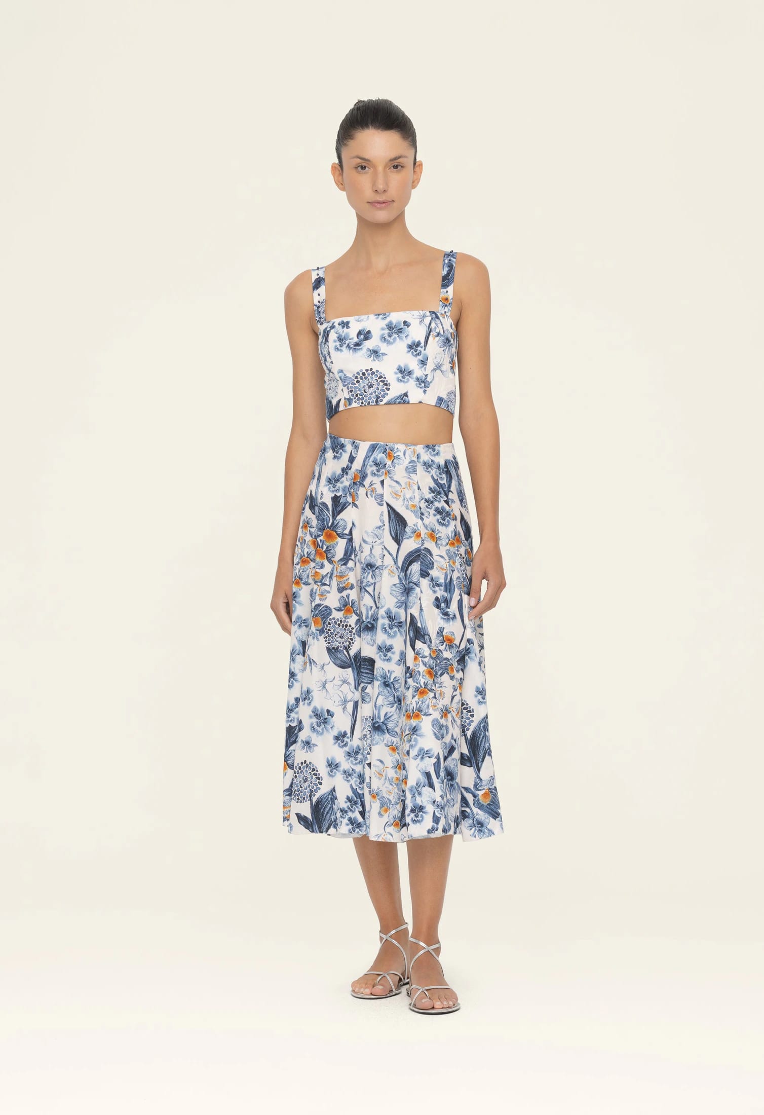 Cacao Petalo Cropped Top - imagen 1