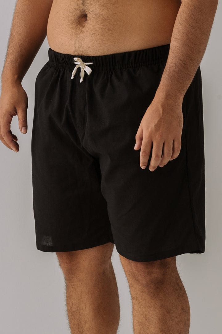 Short lino negro - imagen 2