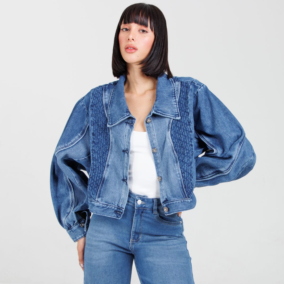 Cazadora denim b1938 - imagen 1