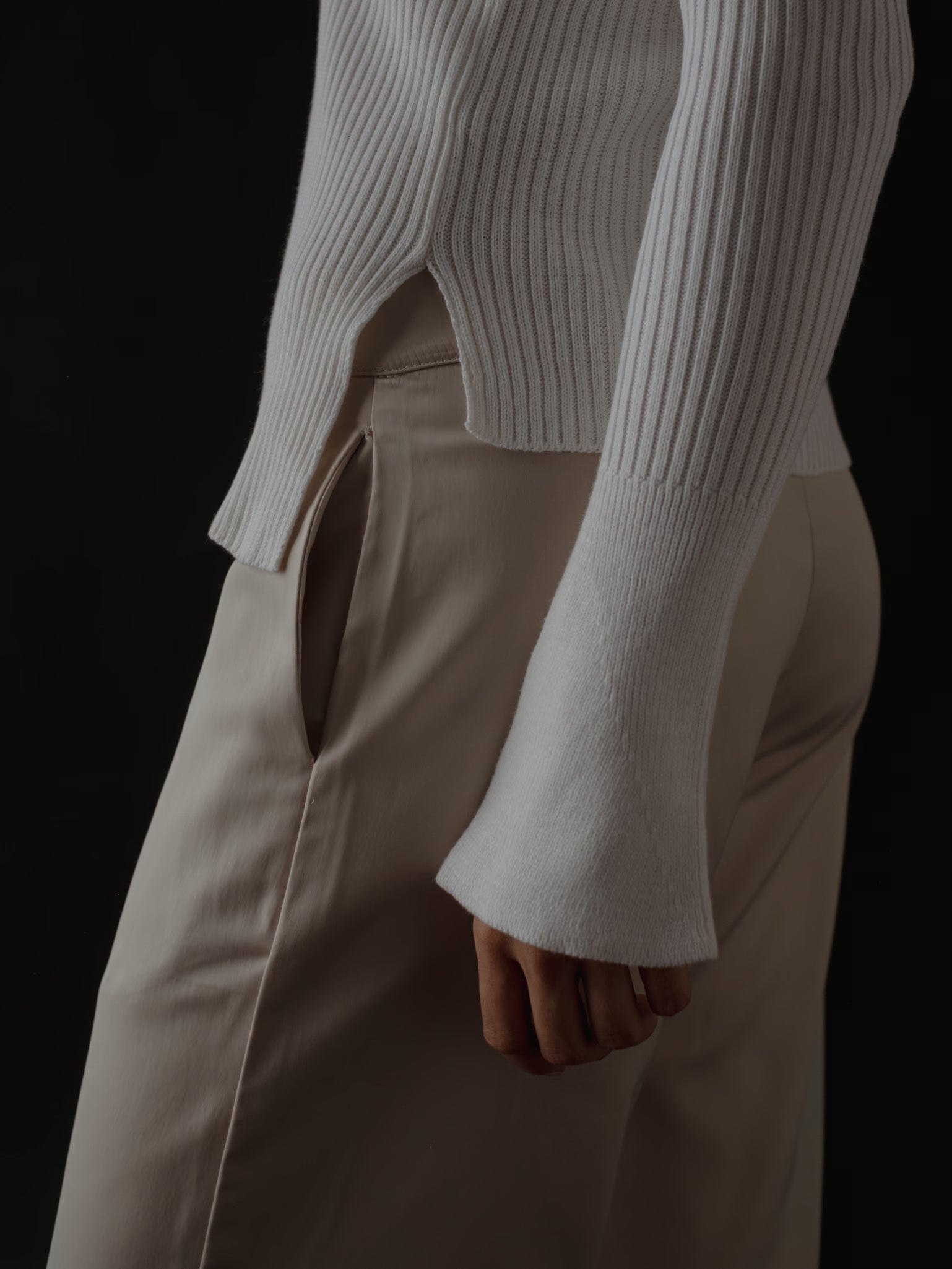 NOT SO MODEST TROUSER - SAND PEARL - imagen 5
