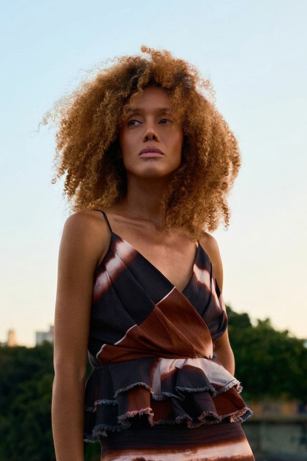Blusa sumatra natural terracota - imagen 3