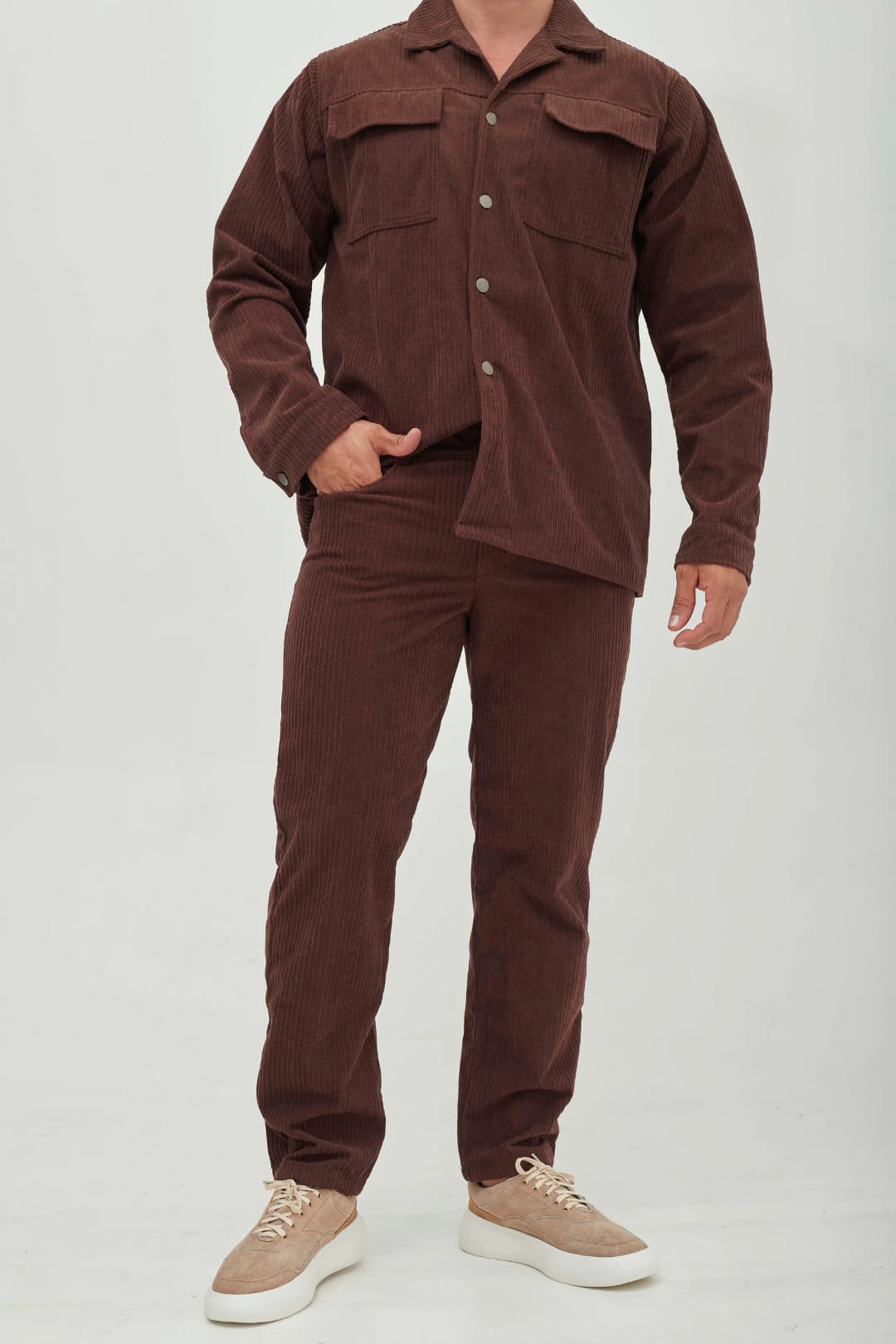 Pantalón Corduroy Marrón - imagen 3