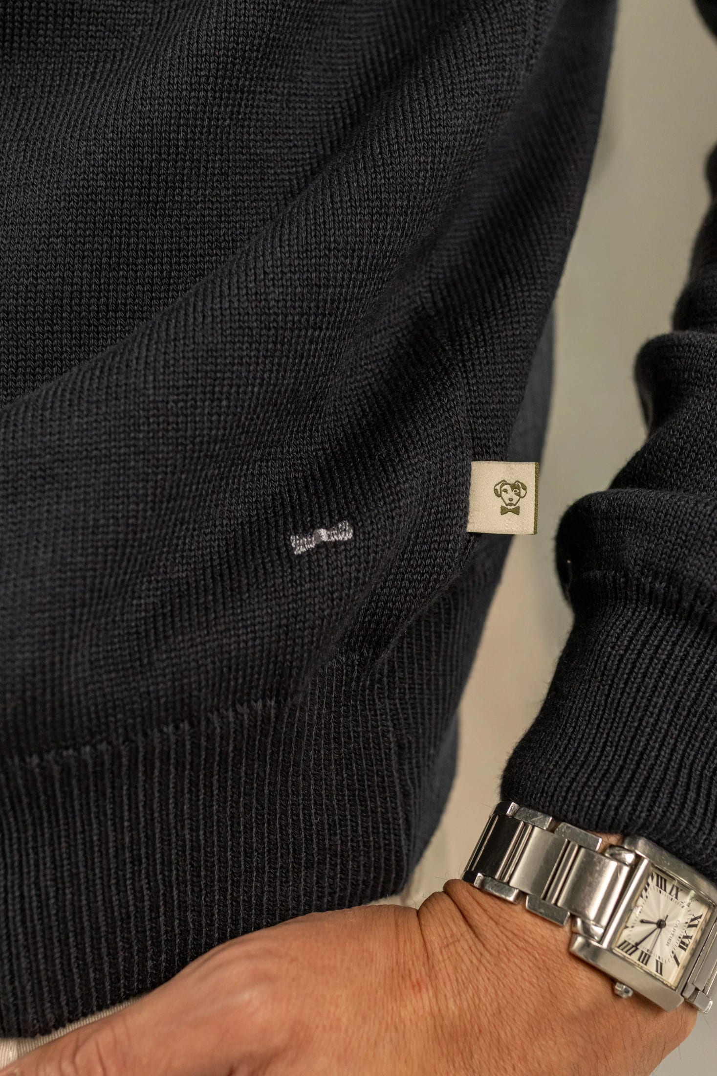 Cardigan Tejido Azul Oscuro - imagen 5
