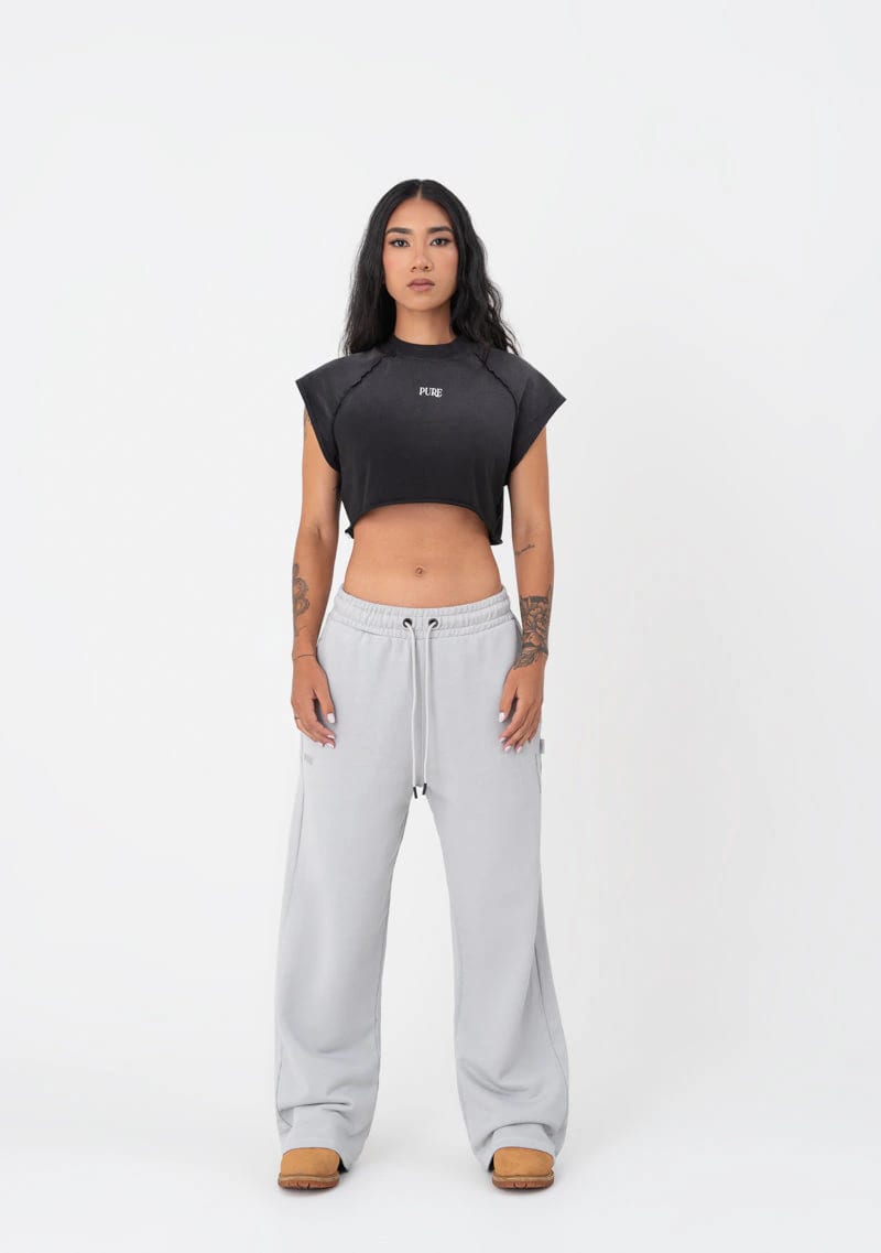Atelier Black washed Crop top - imagen 4