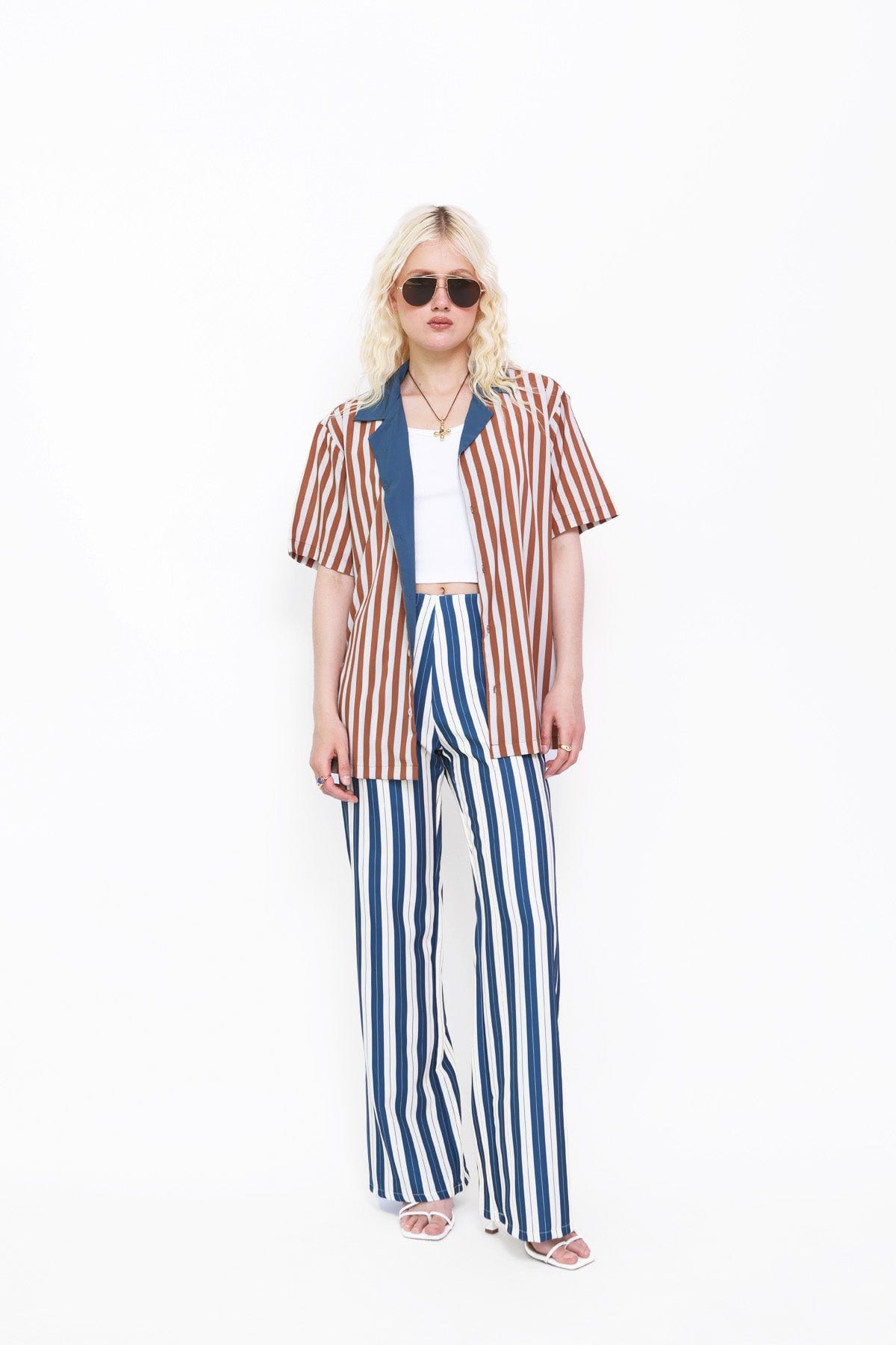 Camp Shirt in Rust Stripes - imagen 1