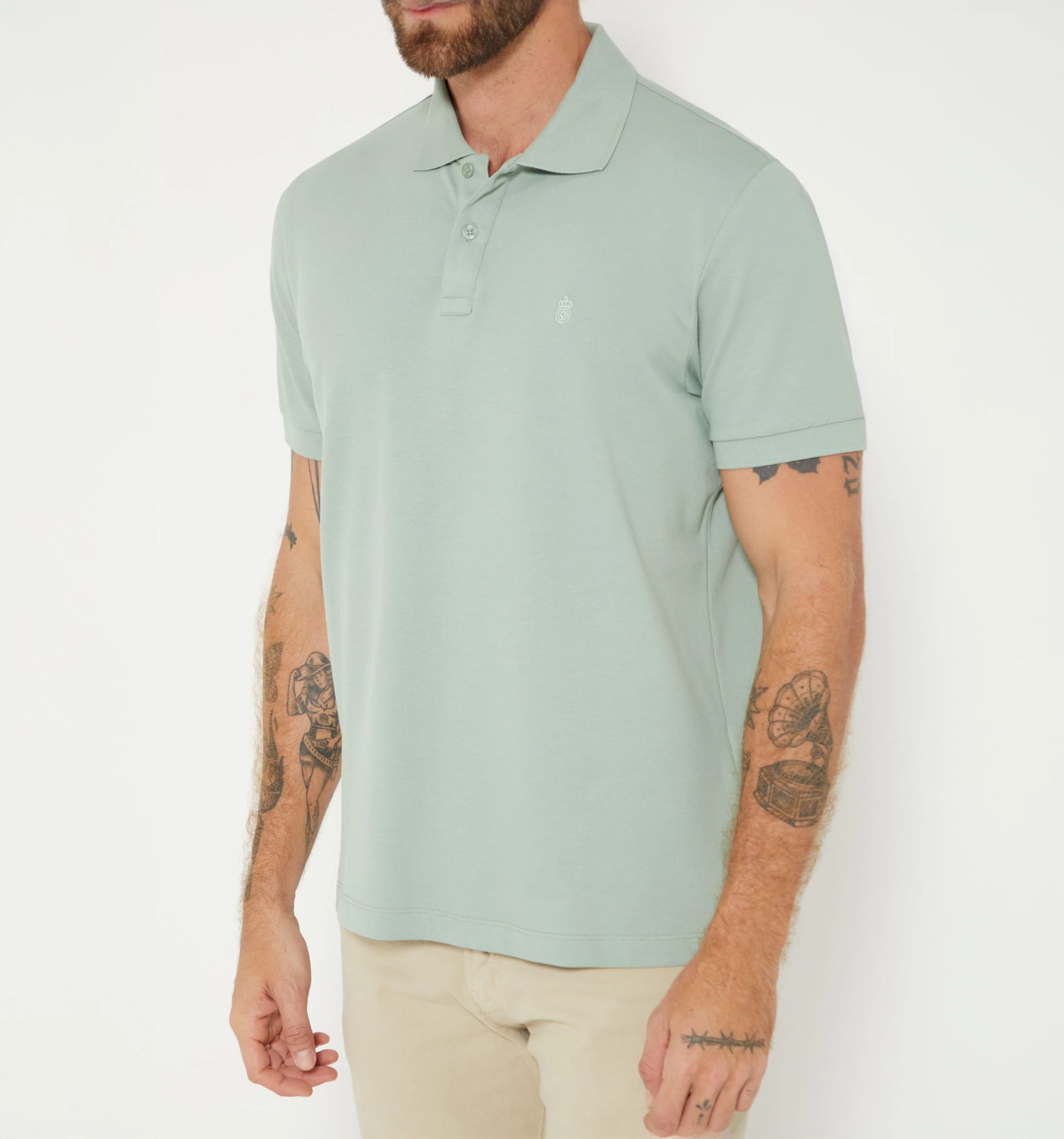 Polo básico para hombre slim fit - imagen 4