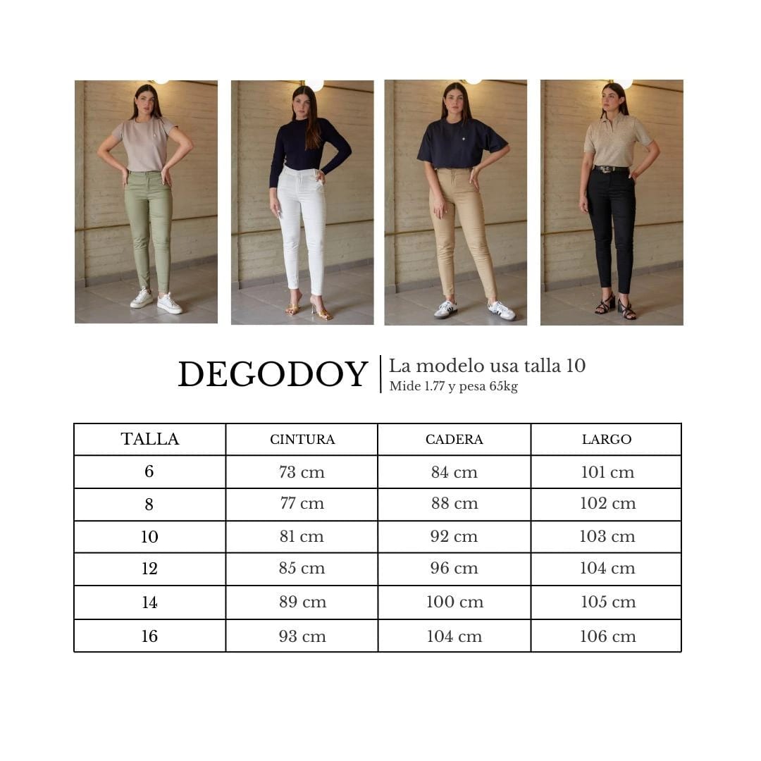 Pantalón Dril Blanco Nácar - imagen 6