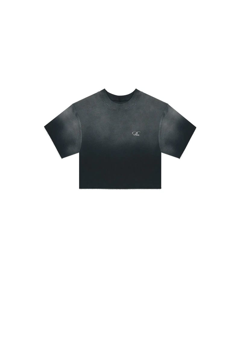 Monclair washed black Crop top - imagen 1