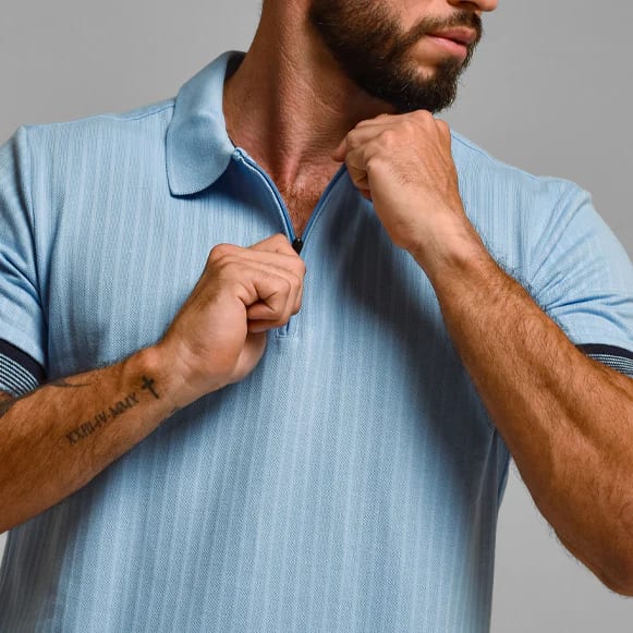 SUETER TIPO POLO MODA HOMBRE - imagen 3