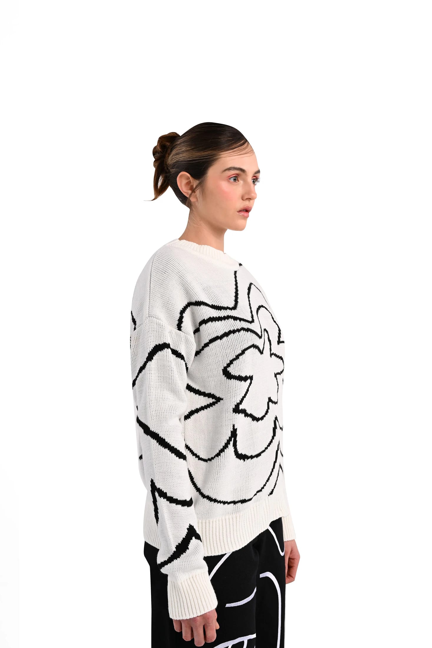 Begonia white Crewneck - imagen 2