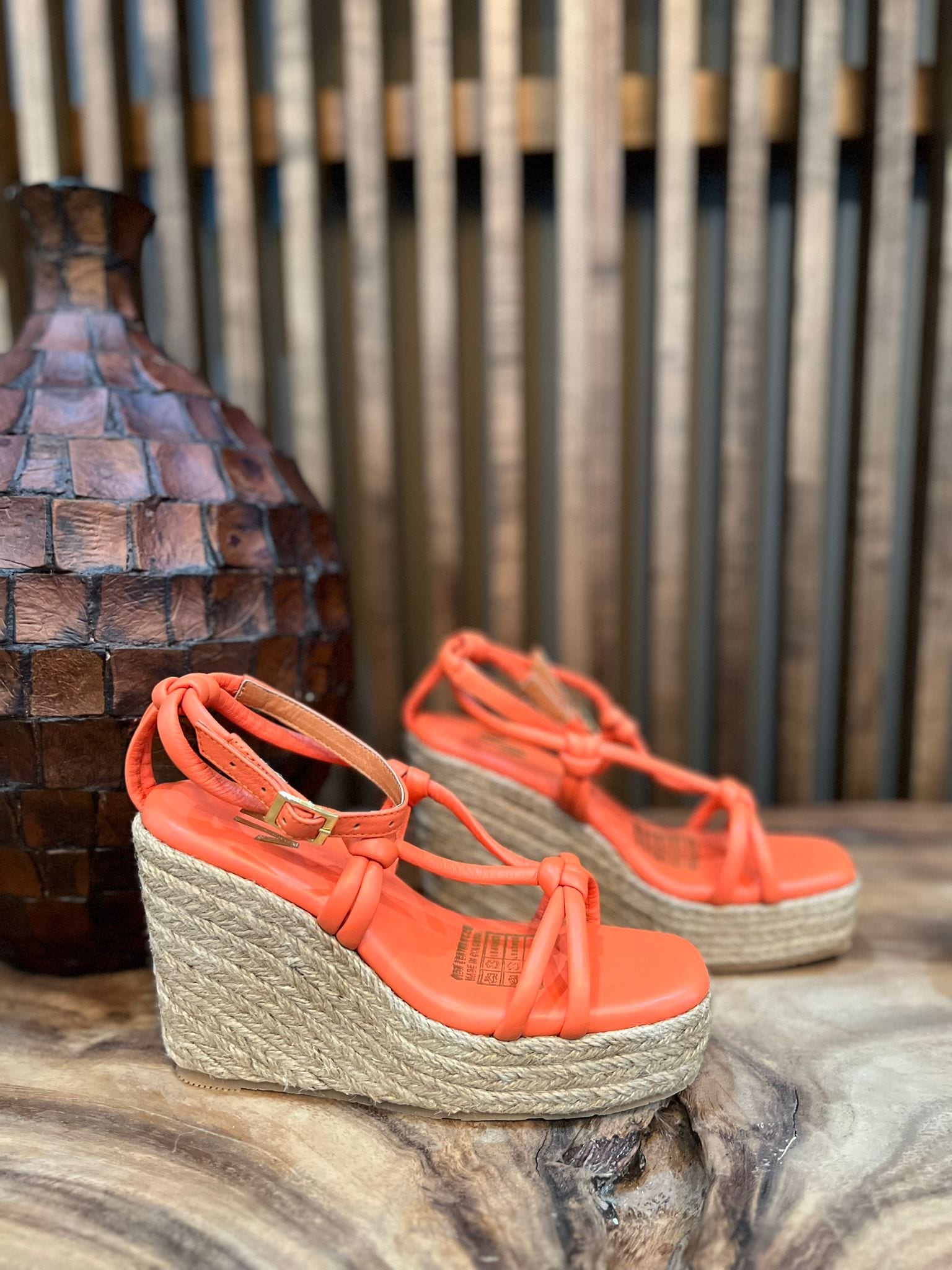 Silvia Cobos Louise Wedges Orange - imagen 7