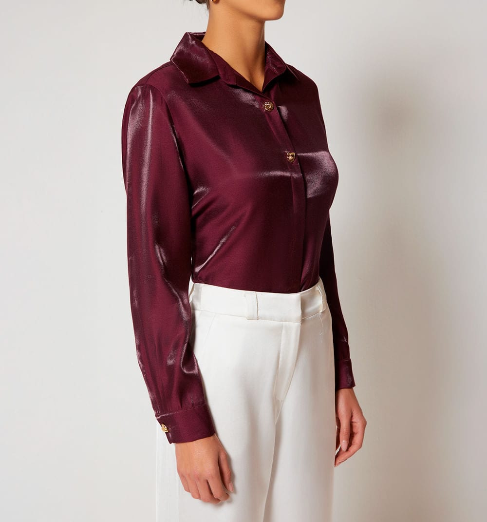 Blusa camisera manga larga - imagen 7
