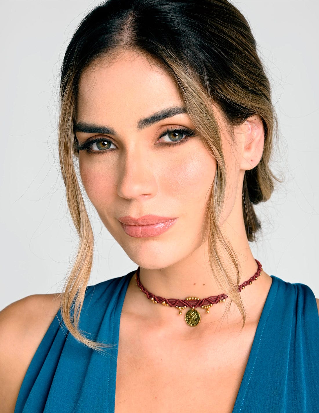 Choker Lía Red Wine - imagen 1