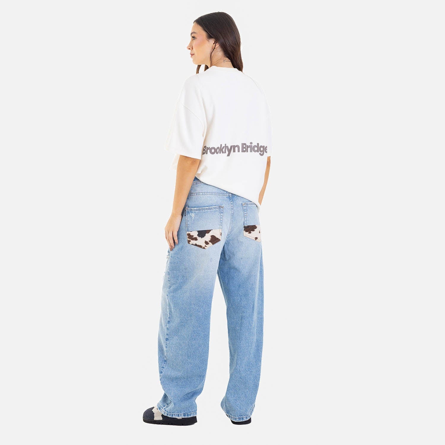 Cow Barrel Fit Denim Light Blue - imagen 5