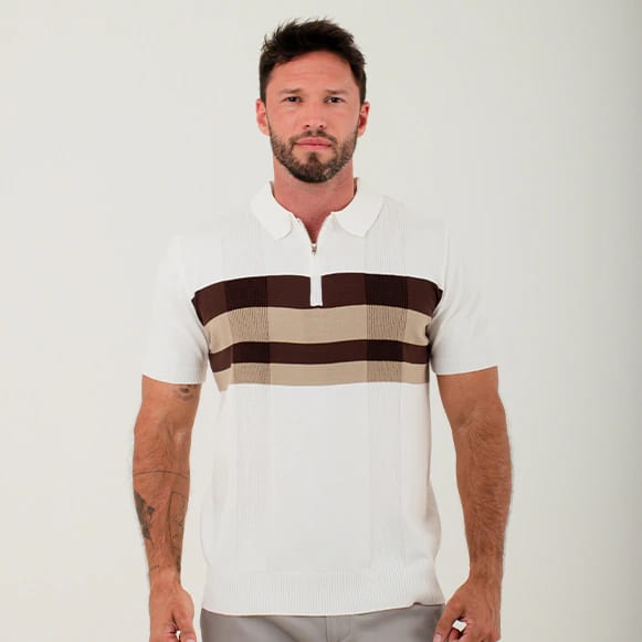 SUETER POLO MODA TEJIDO HOMBRE - imagen 1