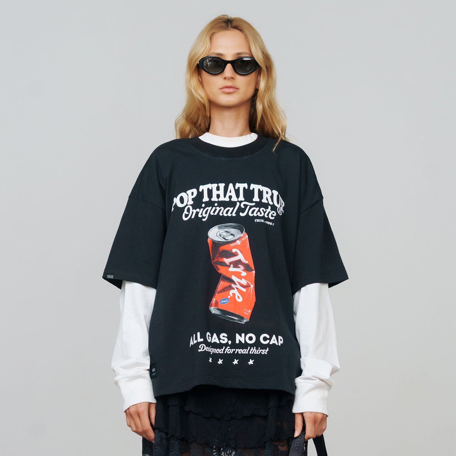 Pop Taste Boxy Tee - Black - imagen 3