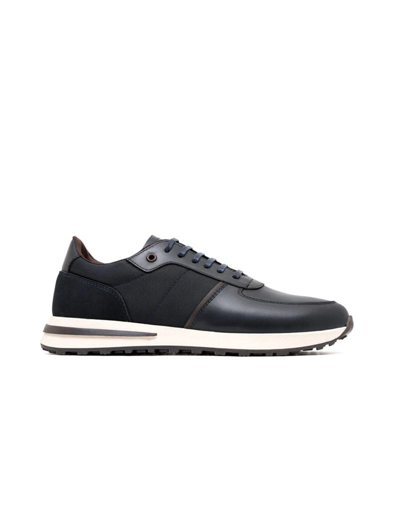 Zapato de cordon para hombre en cuero y textil REF HARL08 - imagen 2