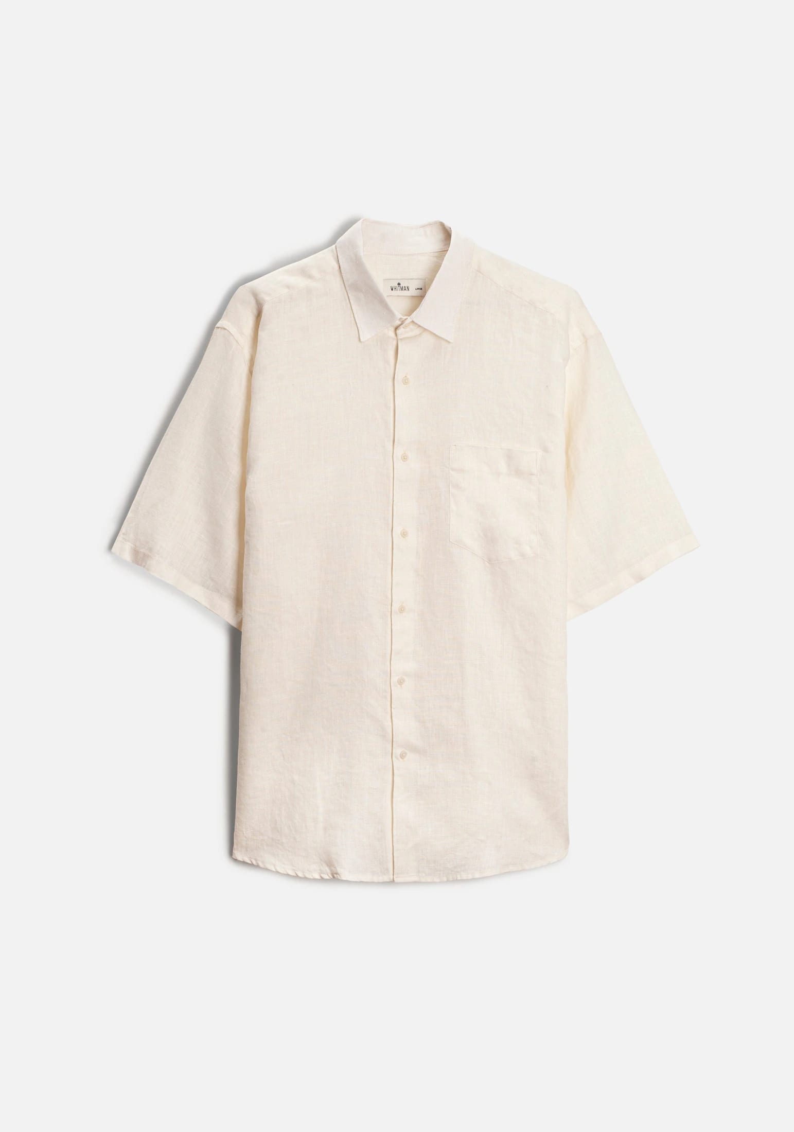 Camisa H Harlem Unicolor Marfil - imagen 1
