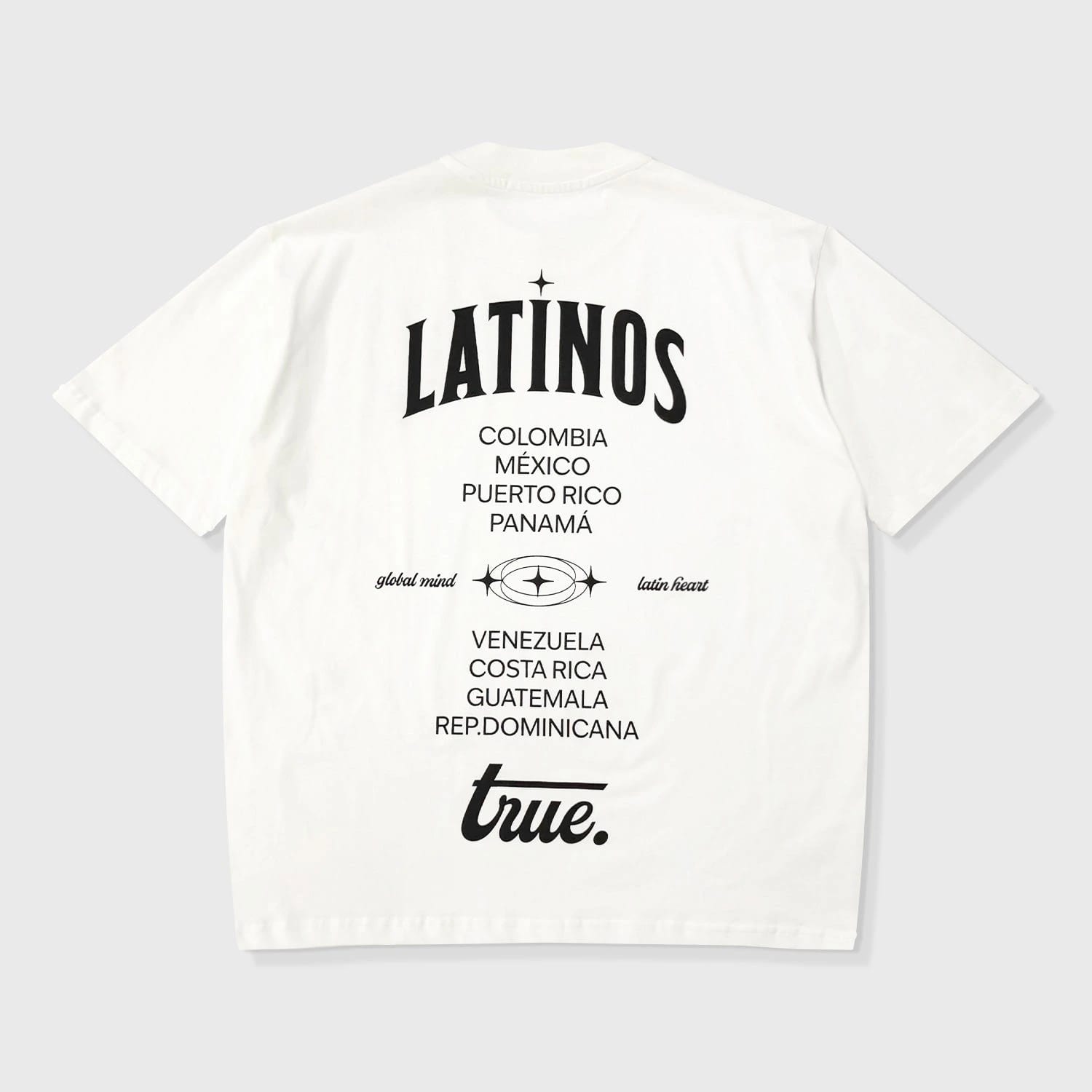 Latinos Oversized T-Shirt - Cream - imagen 1