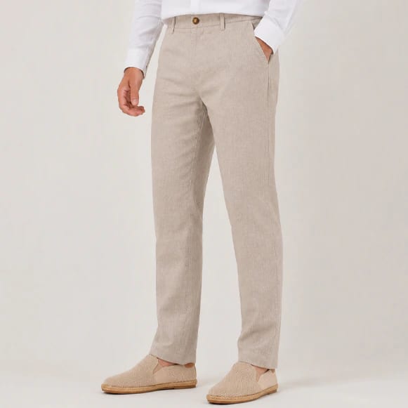 PANTALON 100% LINO HOMBRE - imagen 2