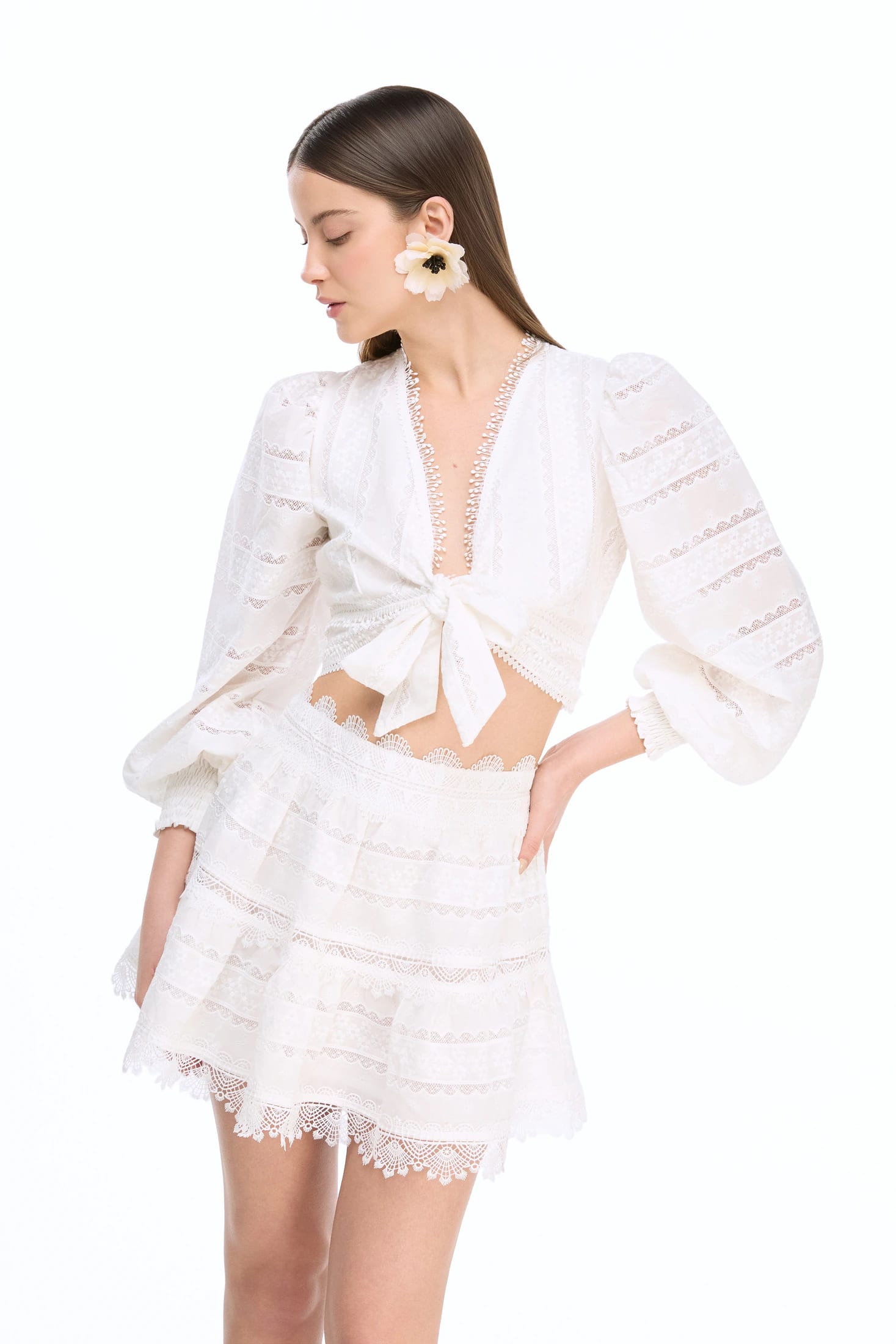 FIRA SKIRT WHITE - imagen 2
