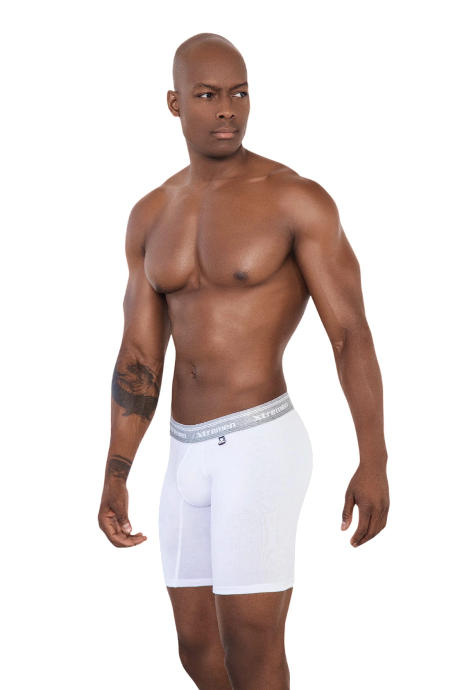 BOXER ALGODÓN DEPORTIVO FONDO ENTERO BLANCO - imagen 2