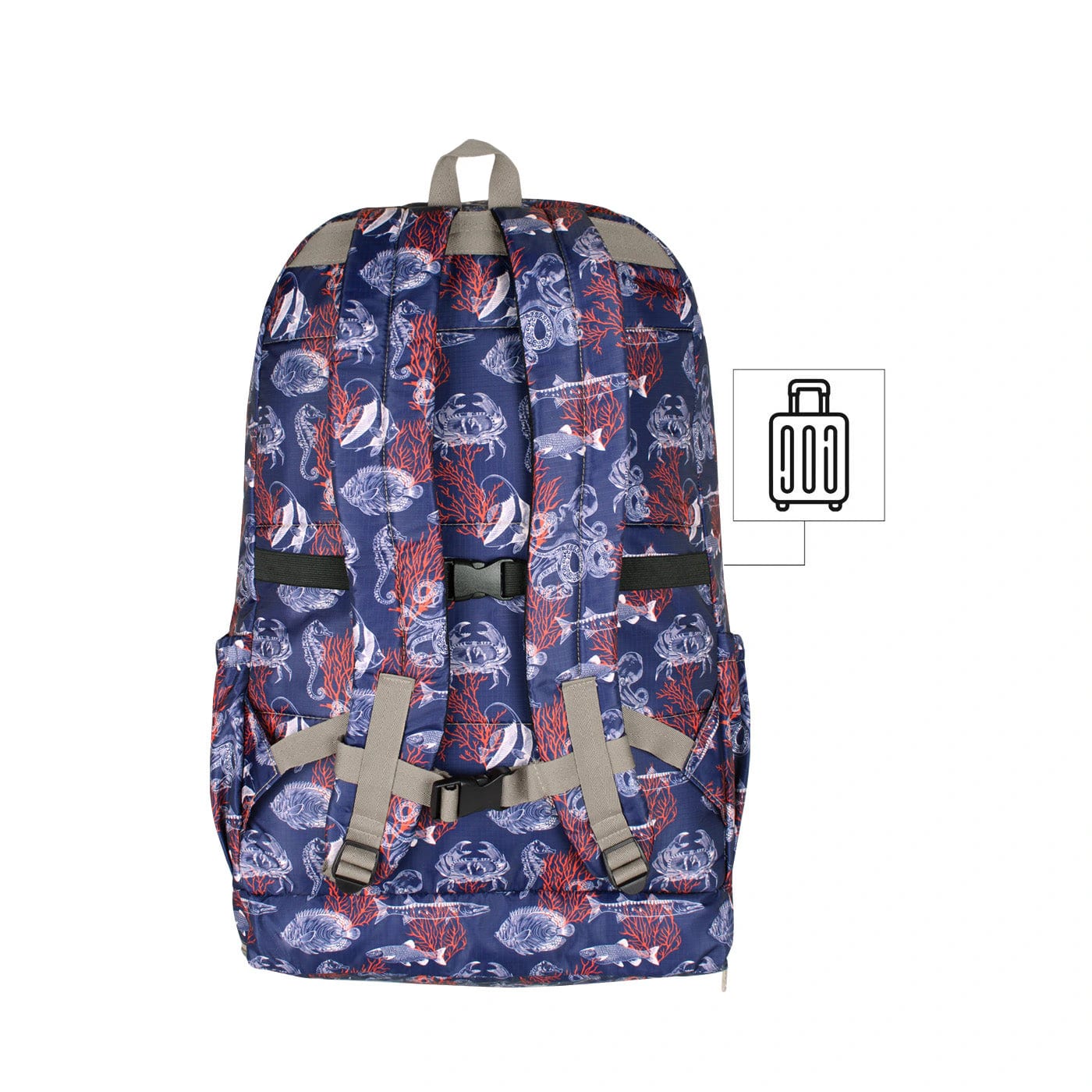 Morral Aventura ULTRA Plegable Estampado Vida Citybags Multicolor - imagen 4