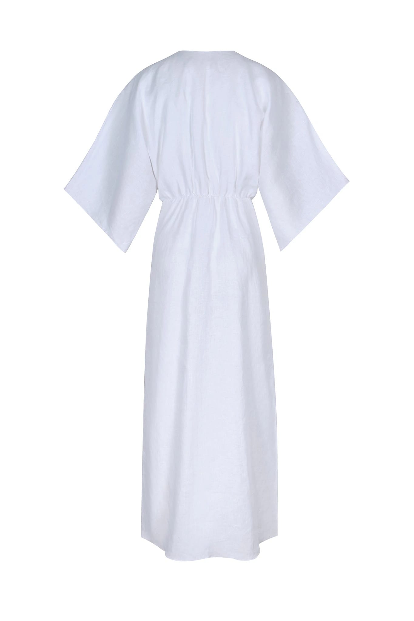 Topacio Linen Tunic  / White Embroidered - imagen 4