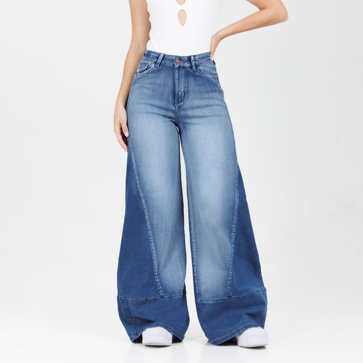 Jean wide leg Ax-3001 LIcrado - imagen 1